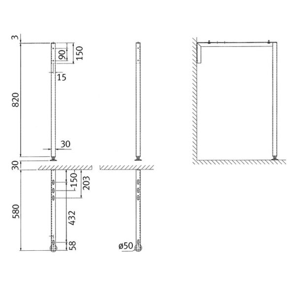 Stainless Steel Sink and Bowl Supports - Image 4