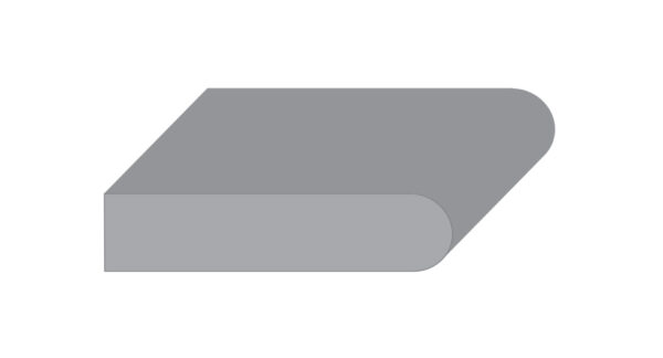 4m Long Worktop with No Rear Upstand