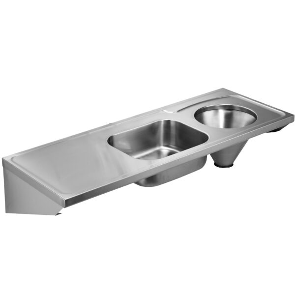 Disposal Unit with Sink and Drainer