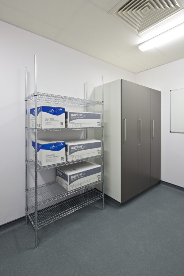Chrome Wire Shelving Units - Image 3