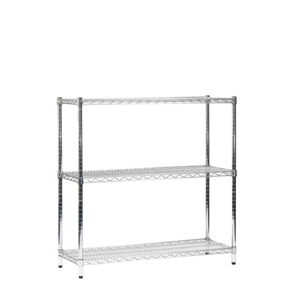 Chrome Wire Shelving Units - Image 2